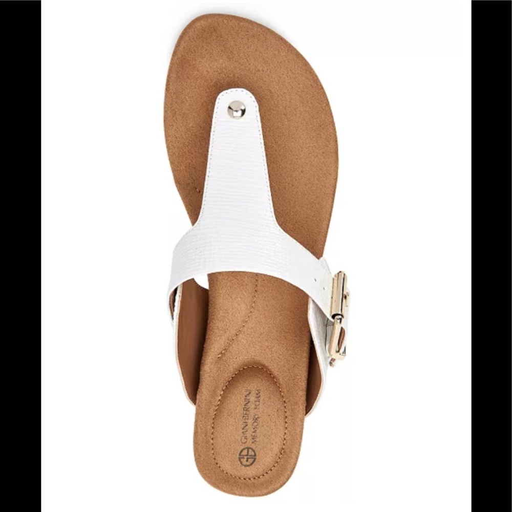 Giant Bernini White Sandals